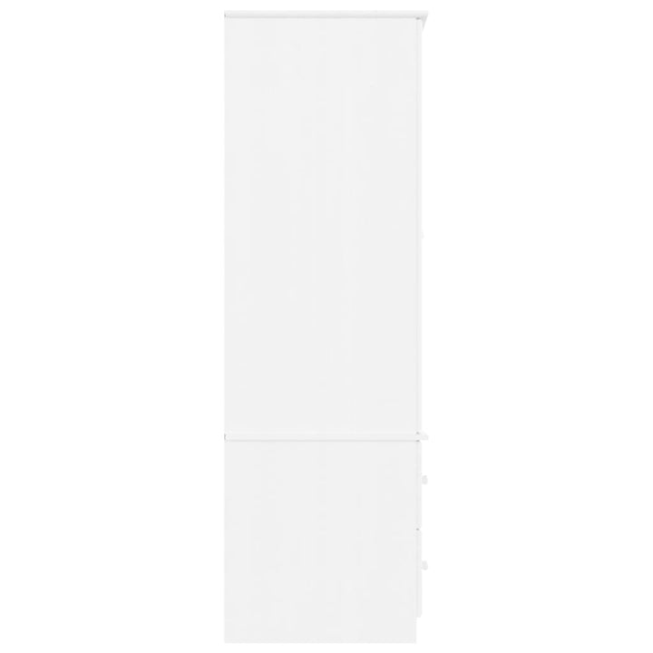 Garde-Robe Alta 90X55X170 Cm Bois Massif De Pin