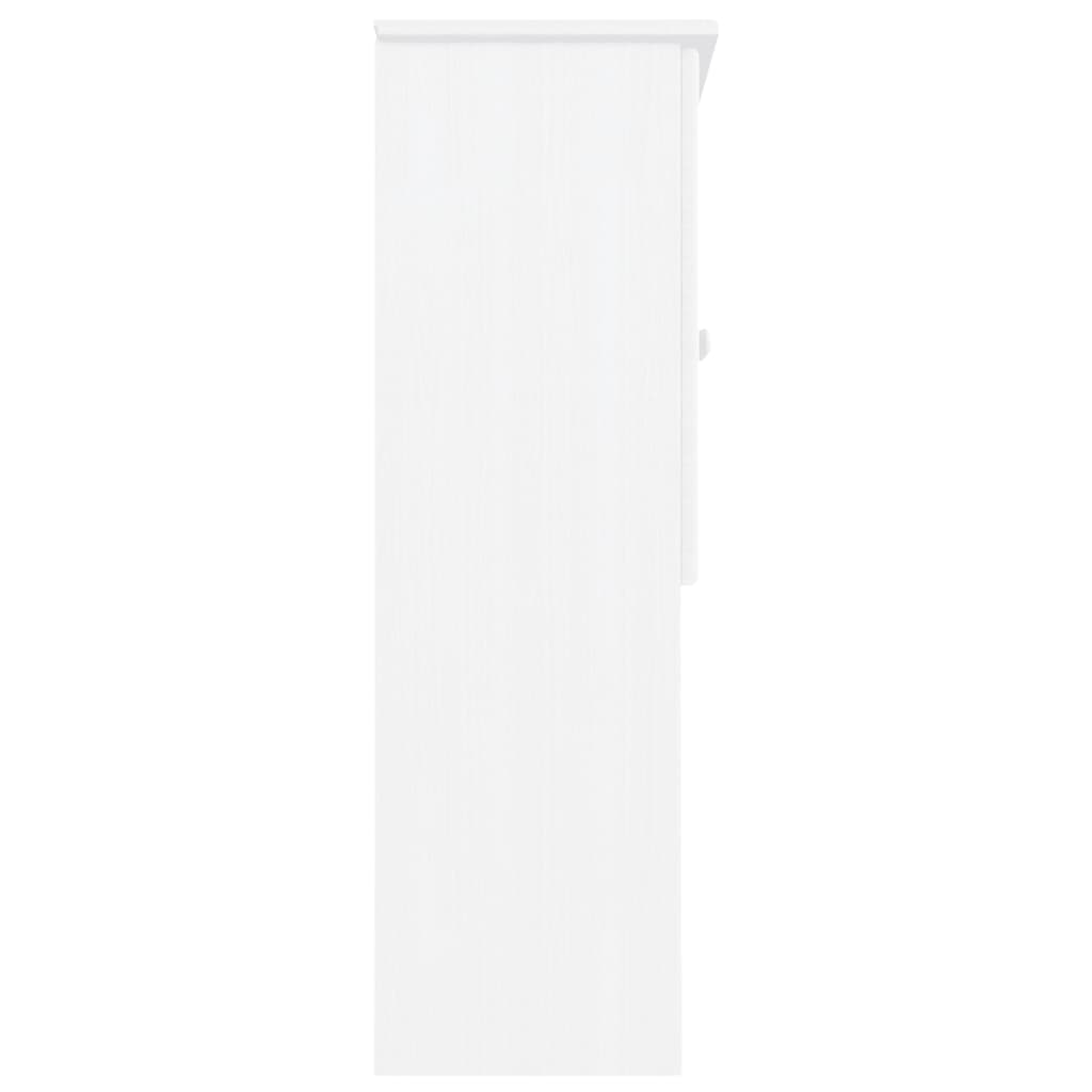 Dessus De Commode Alta 77X30X92 Cm Bois Massif De Pin