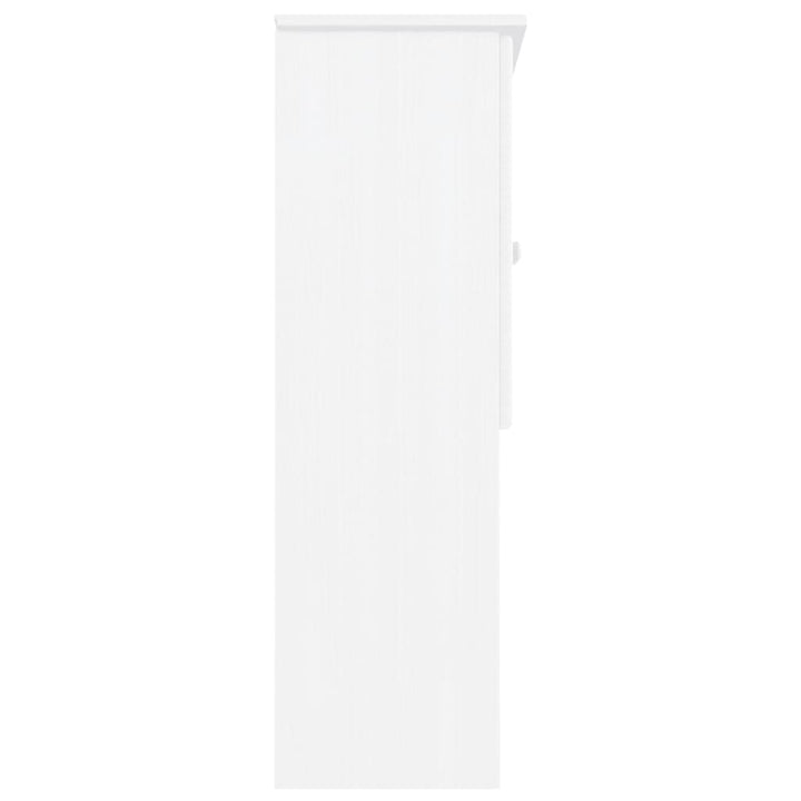 Dessus De Commode Alta 77X30X92 Cm Bois Massif De Pin