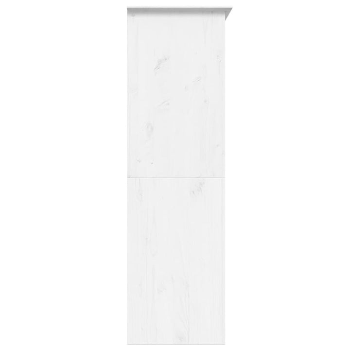 Garde-Robe Bodo 146X53,5X173 Cm Bois Massif De Pin Blanc