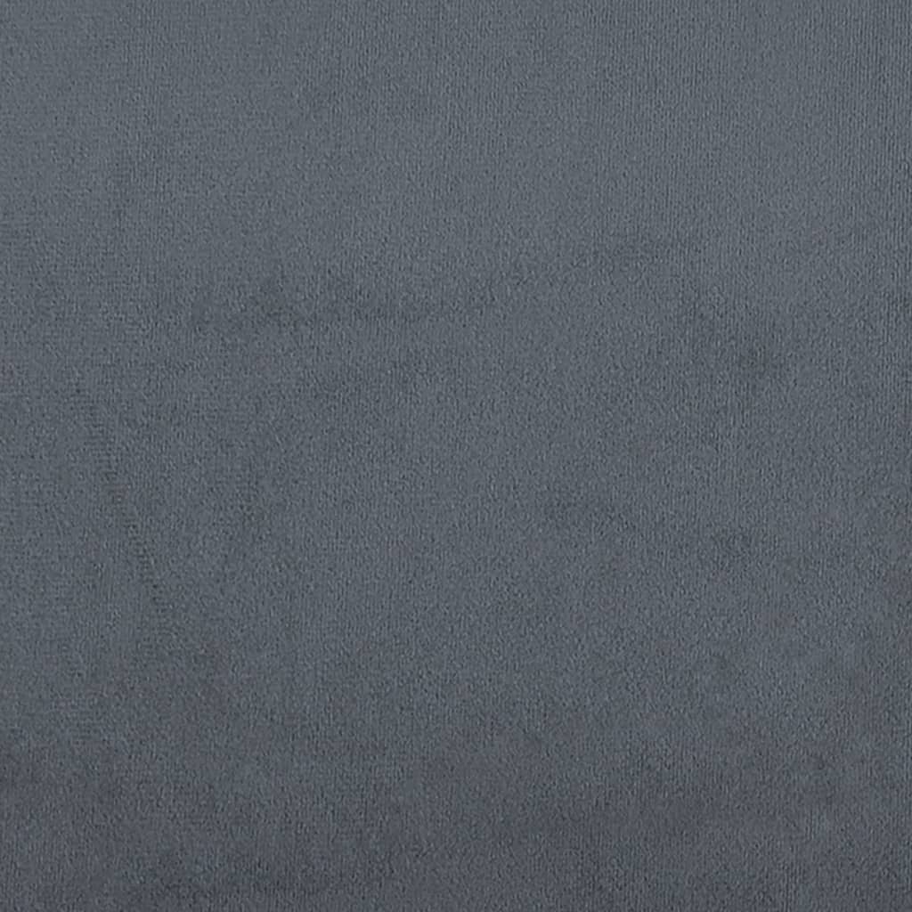 Lit De Repos Velours Gris Foncé