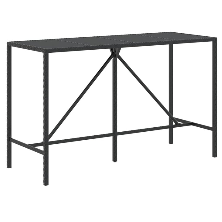 Ensemble De Bar De Jardin 7 Pcs Avec Coussins Poly Rotin