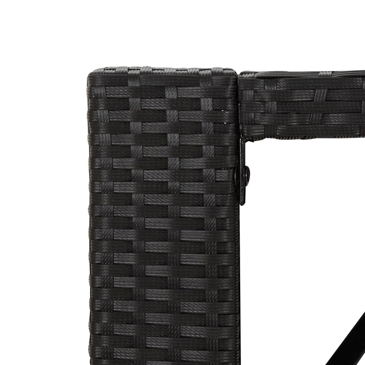 Ensemble De Bar De Jardin 7 Pcs Avec Coussins Poly Rotin