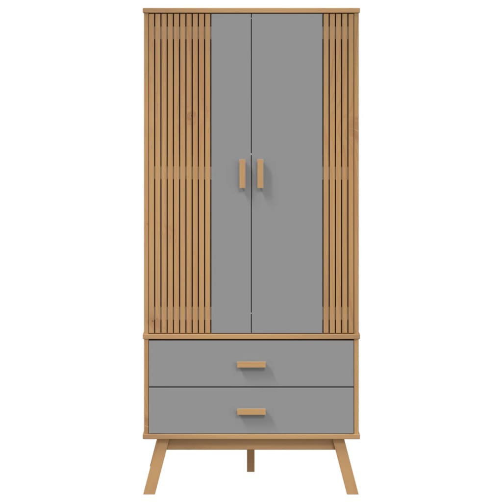 Garde-Robe Olden 76,5X53X172 Cm Bois Massif Pin