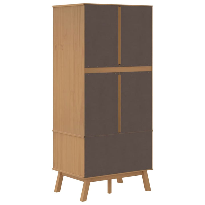 Garde-Robe Olden 76,5X53X172 Cm Bois Massif Pin