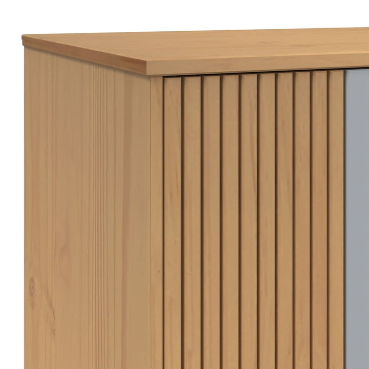 Garde-Robe Olden 76,5X53X172 Cm Bois Massif Pin