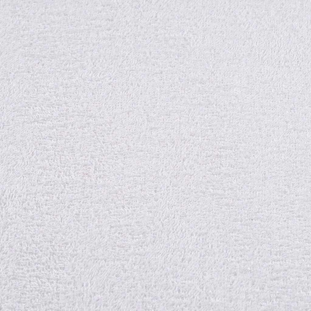 Serviettes De Visage 2 Pcs 360 G/M² 100% Coton Blanc