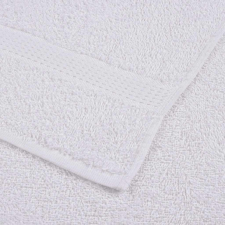 Serviettes De Visage 2 Pcs 360 G/M² 100% Coton Blanc