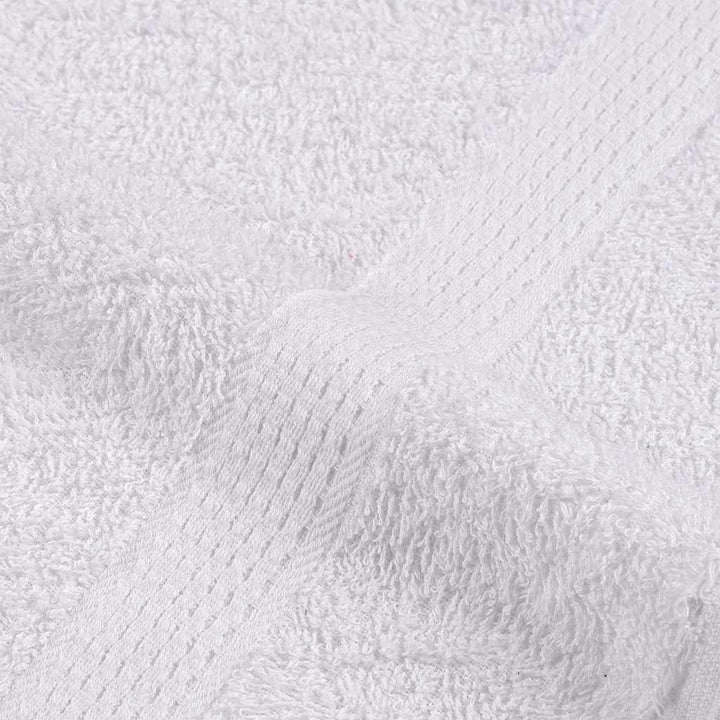 Serviettes De Visage 2 Pcs 360 G/M² 100% Coton Blanc