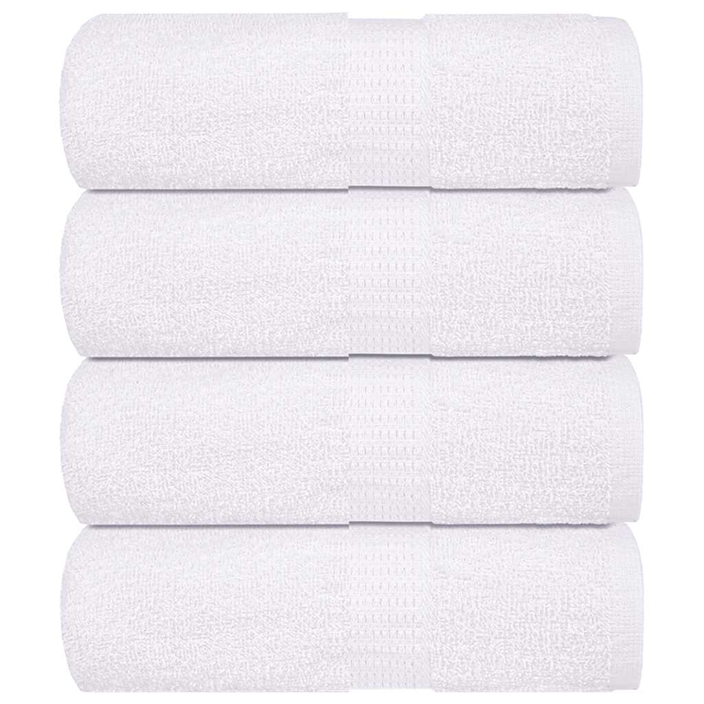 Serviettes De Visage 2 Pcs 360 G/M² 100% Coton Blanc