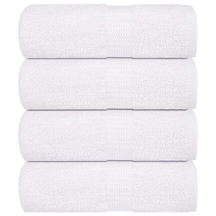 Serviettes De Visage 2 Pcs 360 G/M² 100% Coton Blanc