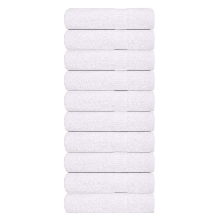 Serviettes De Visage 2 Pcs 360 G/M² 100% Coton Blanc