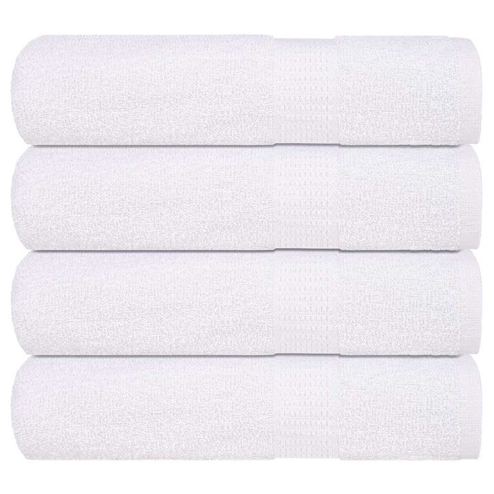 Serviettes De Visage 2 Pcs 360 G/M² 100% Coton Blanc