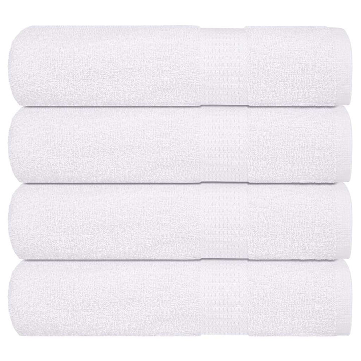 Serviettes De Visage 2 Pcs 360 G/M² 100% Coton Blanc