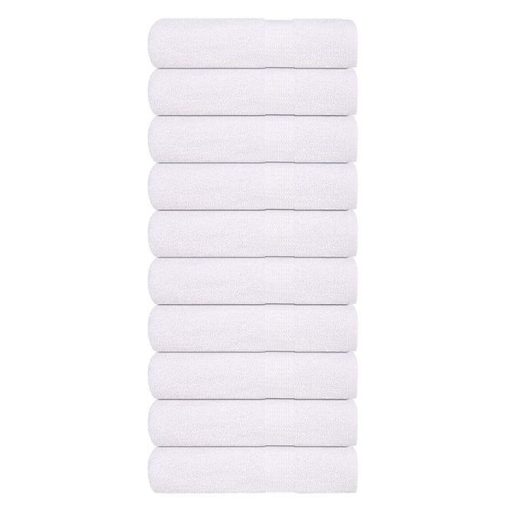 Serviettes De Visage 2 Pcs 360 G/M² 100% Coton Blanc