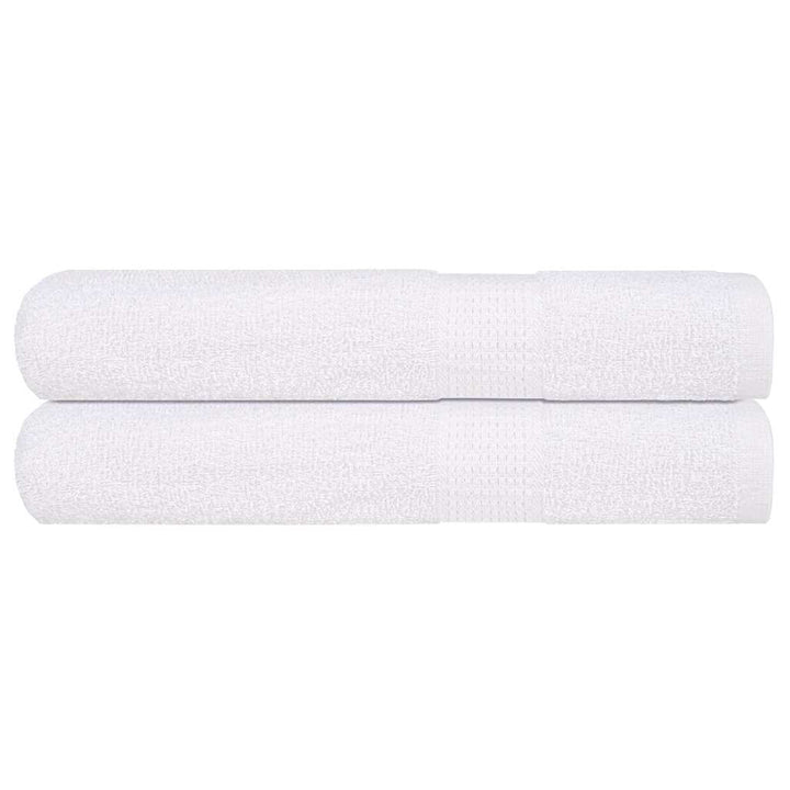 Serviettes De Visage 2 Pcs 360 G/M² 100% Coton Blanc