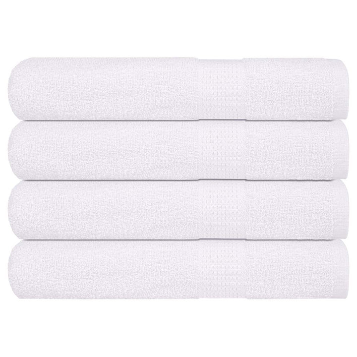 Serviettes De Visage 2 Pcs 360 G/M² 100% Coton Blanc