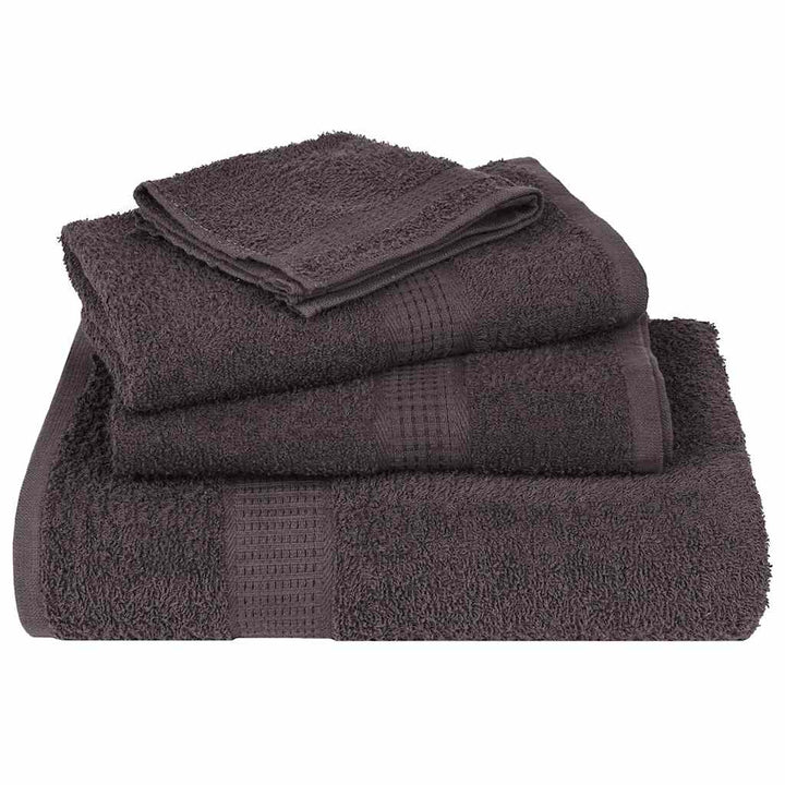 Gants De Toilette 2 Pcs 360 G/M² 100% Coton Anthracite