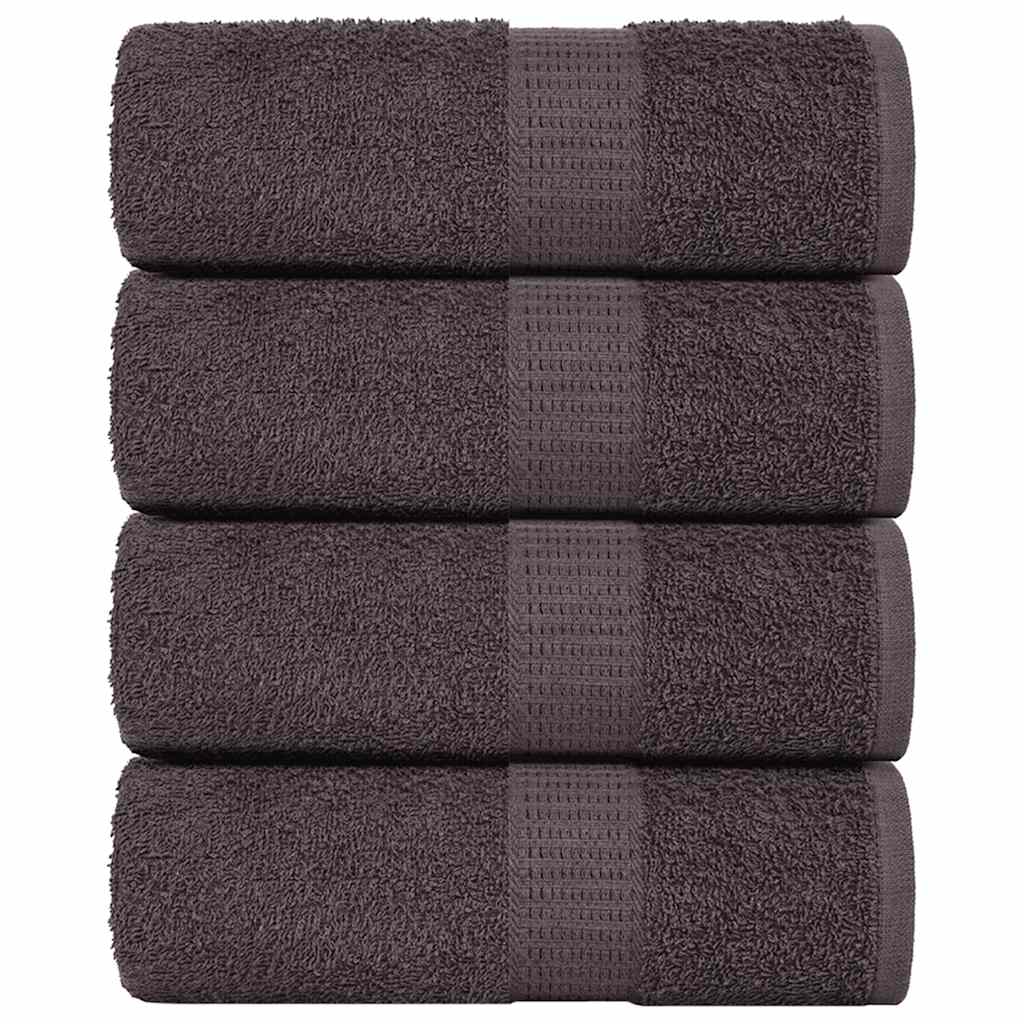 Gants De Toilette 2 Pcs 360 G/M² 100% Coton Anthracite