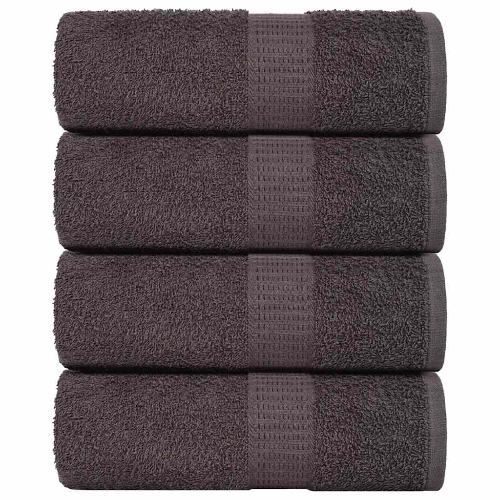 Gants De Toilette 2 Pcs 360 G/M² 100% Coton Anthracite