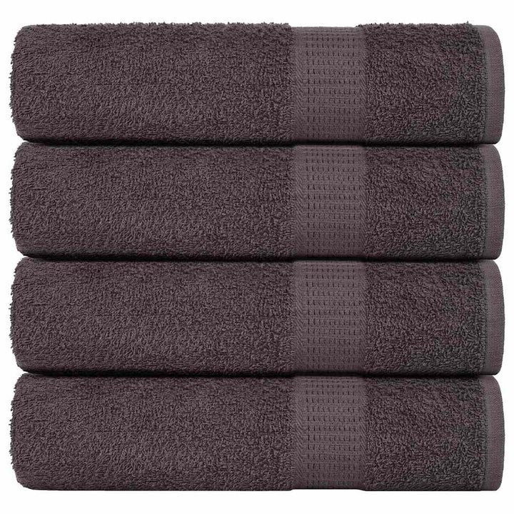 Gants De Toilette 2 Pcs 360 G/M² 100% Coton Anthracite