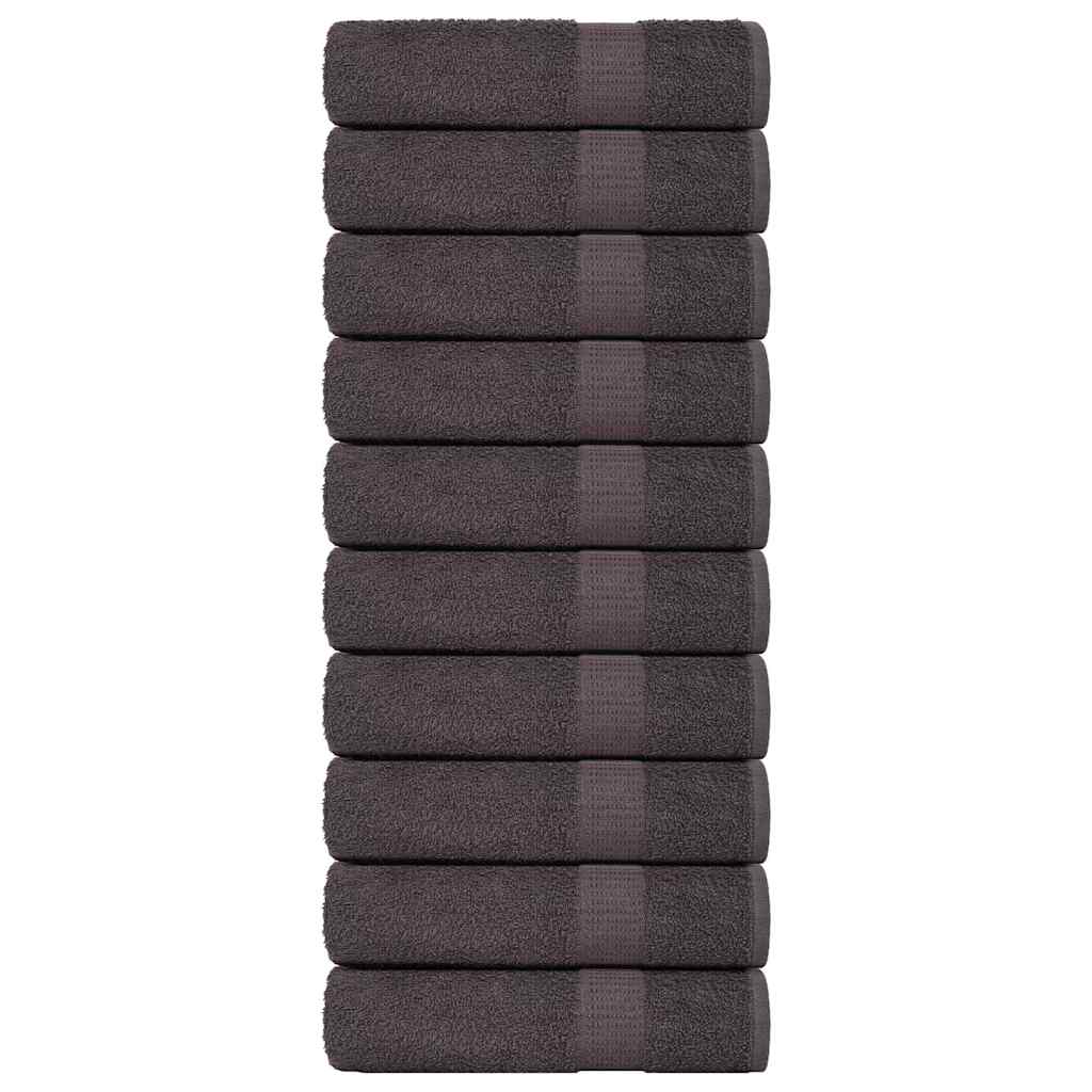 Gants De Toilette 2 Pcs 360 G/M² 100% Coton Anthracite