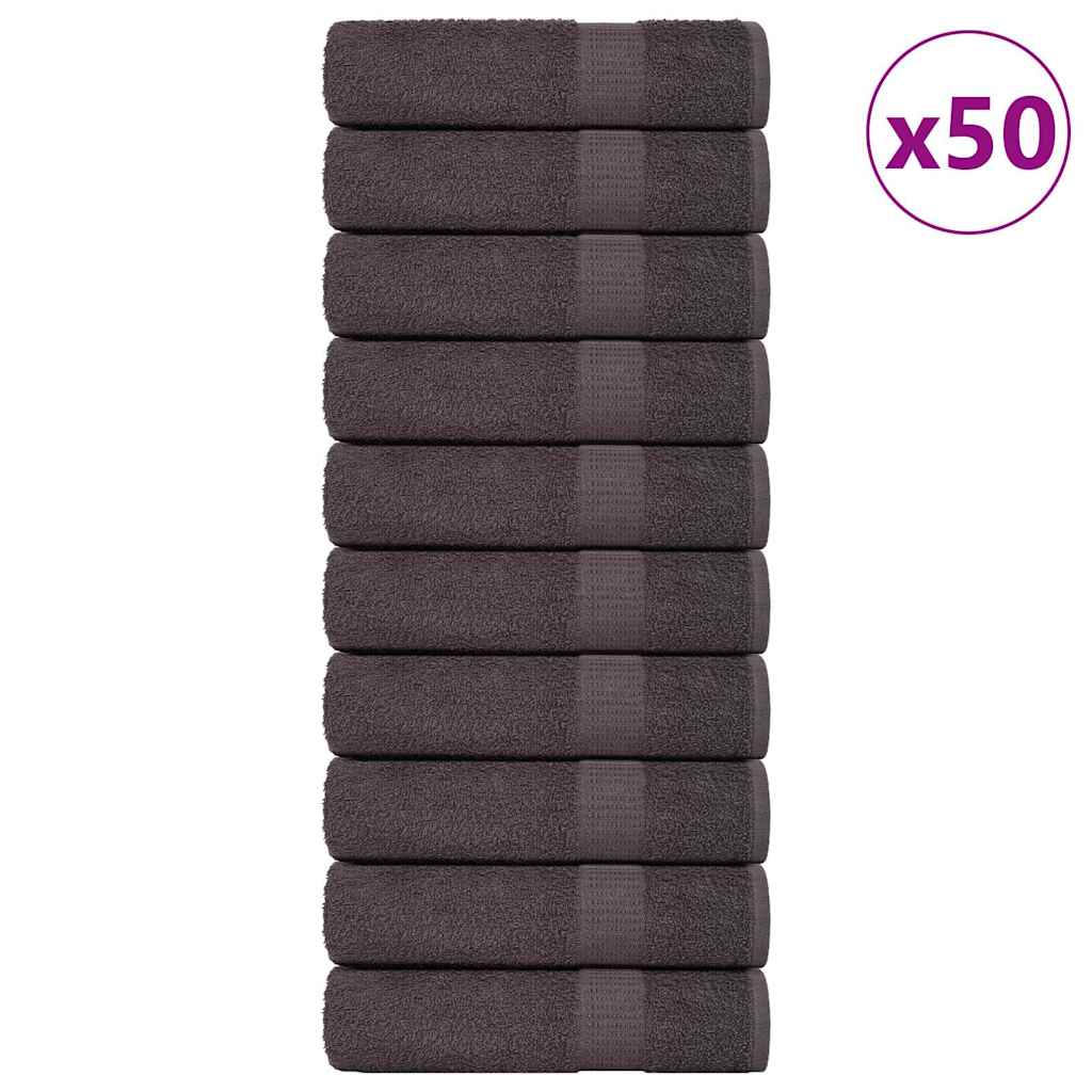 Gants De Toilette 2 Pcs 360 G/M² 100% Coton Anthracite