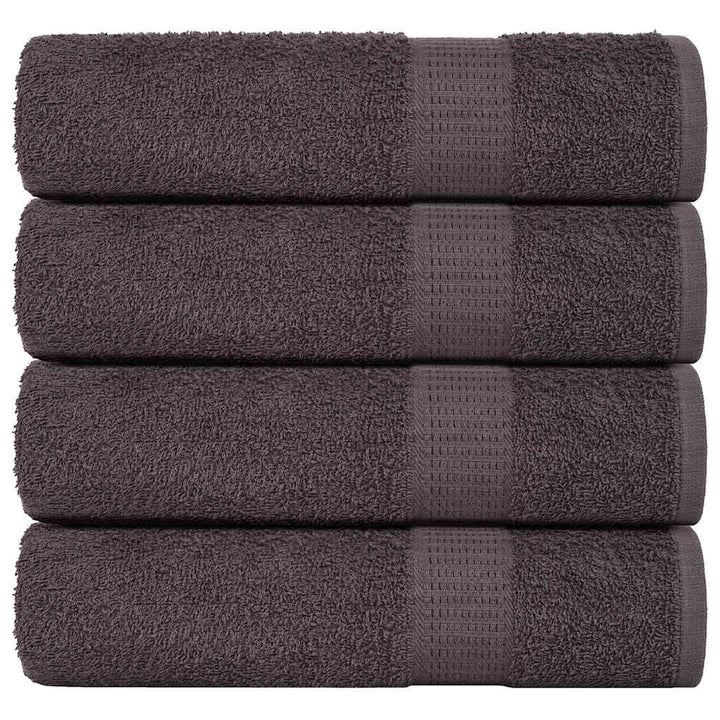 Gants De Toilette 2 Pcs 360 G/M² 100% Coton Anthracite