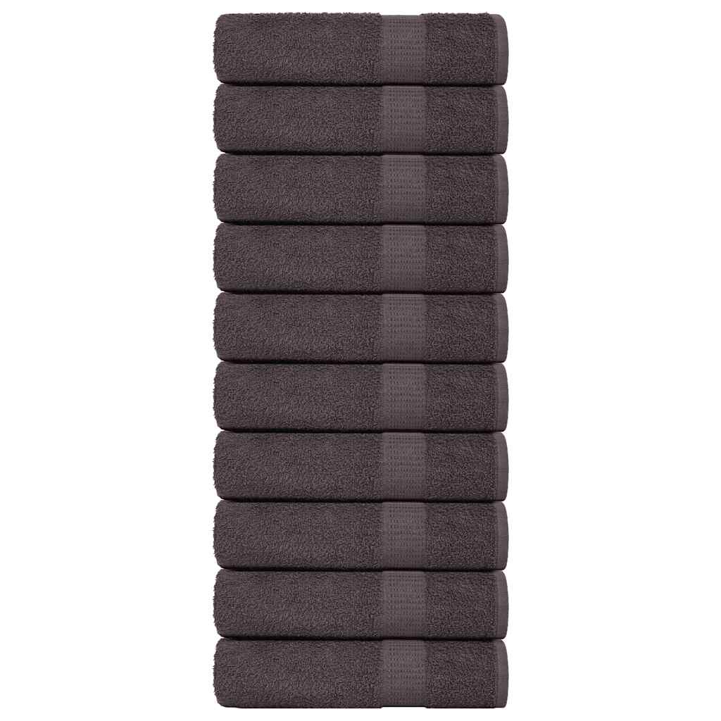 Gants De Toilette 2 Pcs 360 G/M² 100% Coton Anthracite
