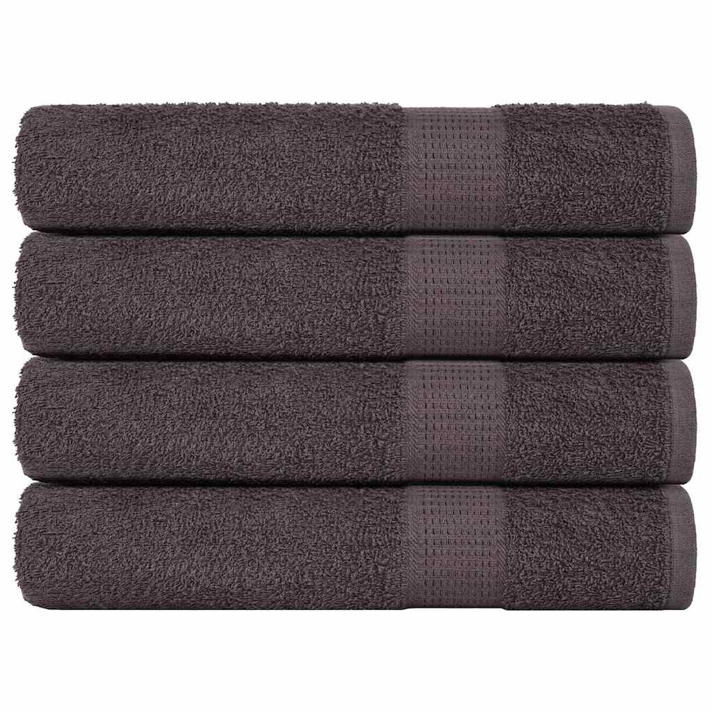 Gants De Toilette 2 Pcs 360 G/M² 100% Coton Anthracite