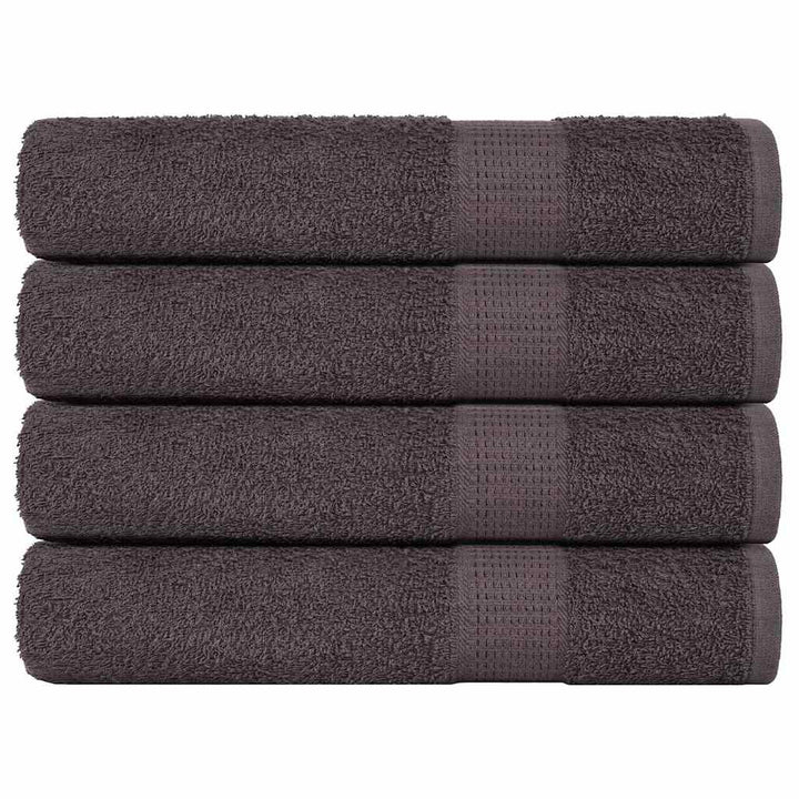 Gants De Toilette 2 Pcs 360 G/M² 100% Coton Anthracite