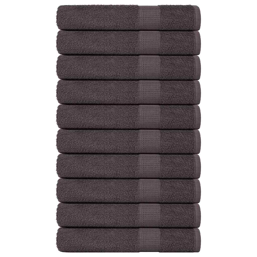 Gants De Toilette 2 Pcs 360 G/M² 100% Coton Anthracite