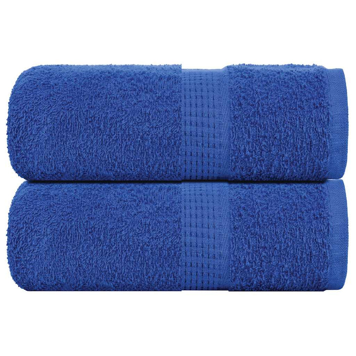Serviettes De Visage 4 Pcs 360 G/M² 100% Coton Bleu