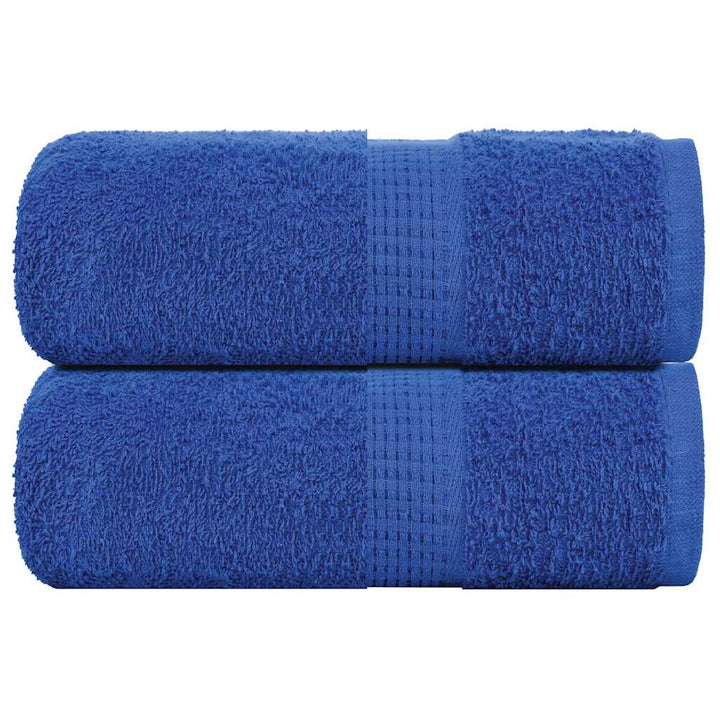 Serviettes De Visage 4 Pcs 360 G/M² 100% Coton Bleu
