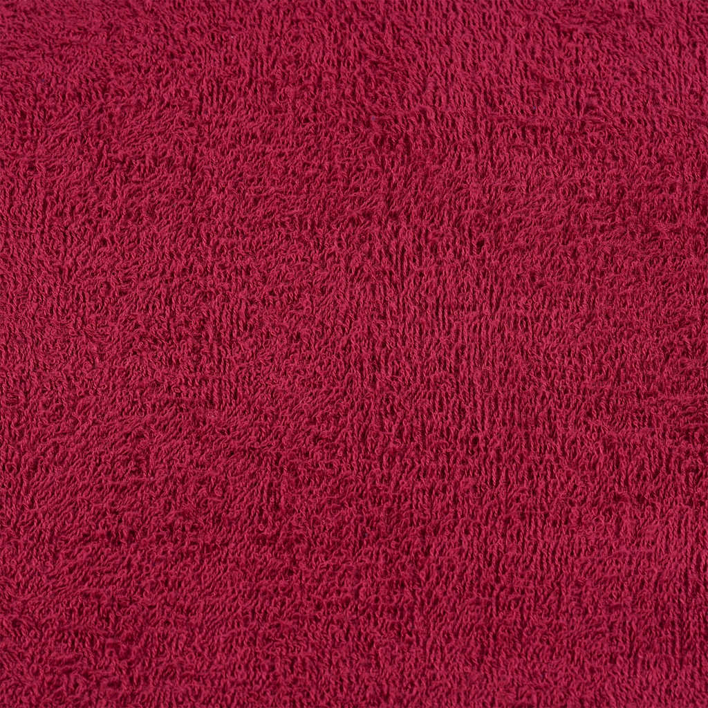 Serviettes D'invité 4 Pcs Bordeaux 360 G/M² 100% Coton Bordeaux 