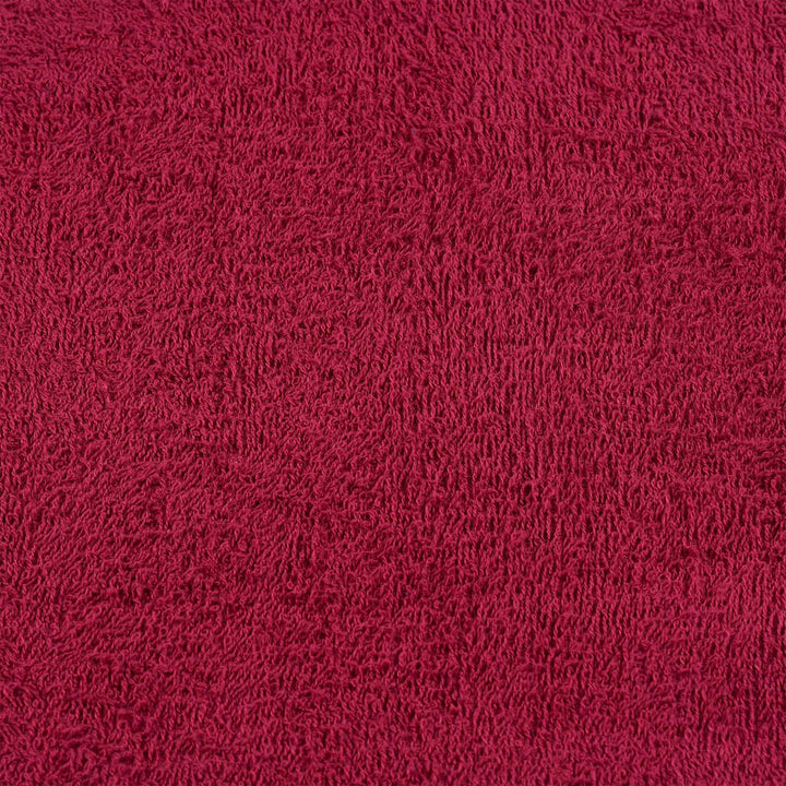 Serviettes D'invité 4 Pcs Bordeaux 360 G/M² 100% Coton Bordeaux 