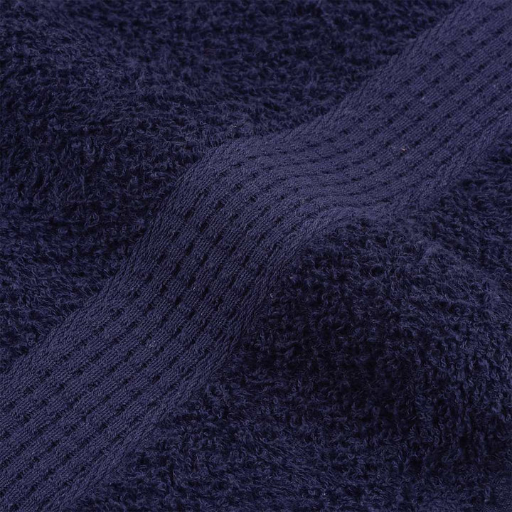 Serviettes D'invité 2 Pcs 100% Coton Bleu Marine