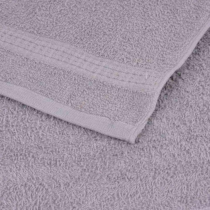 Serviettes De Visage 4 Pcs 360 G/M² 100% Coton Gris