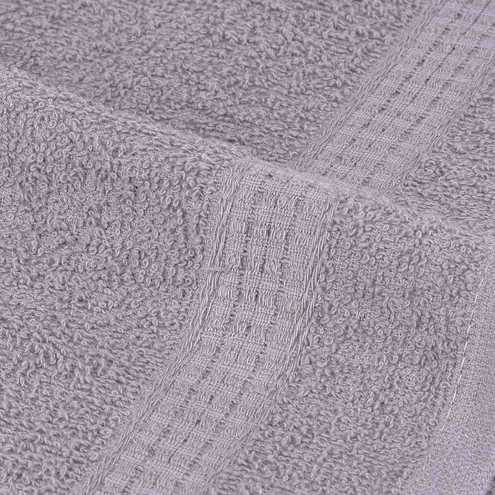 Serviettes De Visage 4 Pcs 360 G/M² 100% Coton Gris