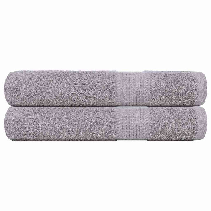 Serviettes De Visage 4 Pcs 360 G/M² 100% Coton Gris