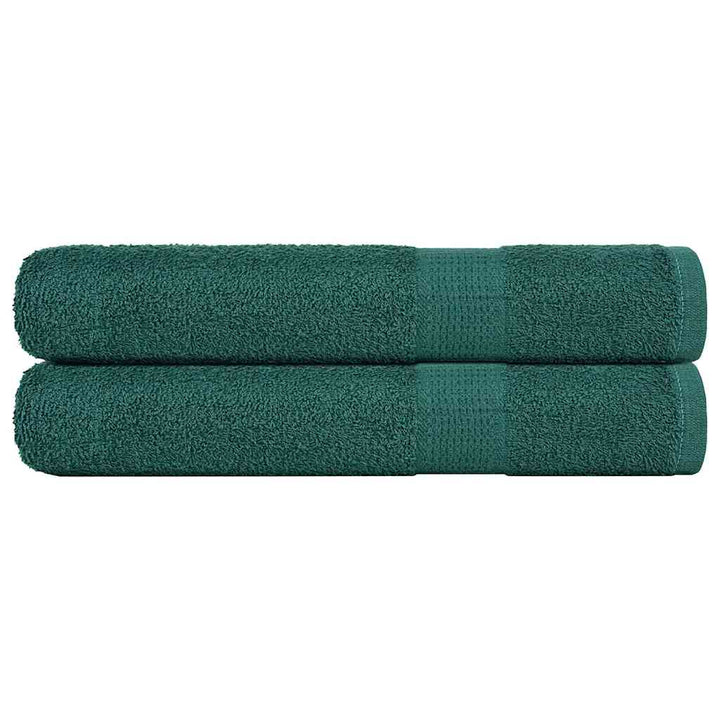 Serviettes De Sauna 4 Pcs 360 G/M² 100% Coton Vert
