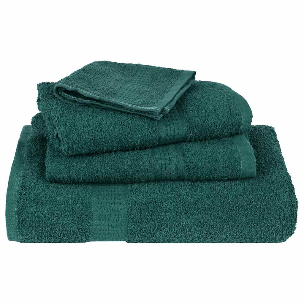 Serviettes De Sauna 4 Pcs 360 G/M² 100% Coton Vert