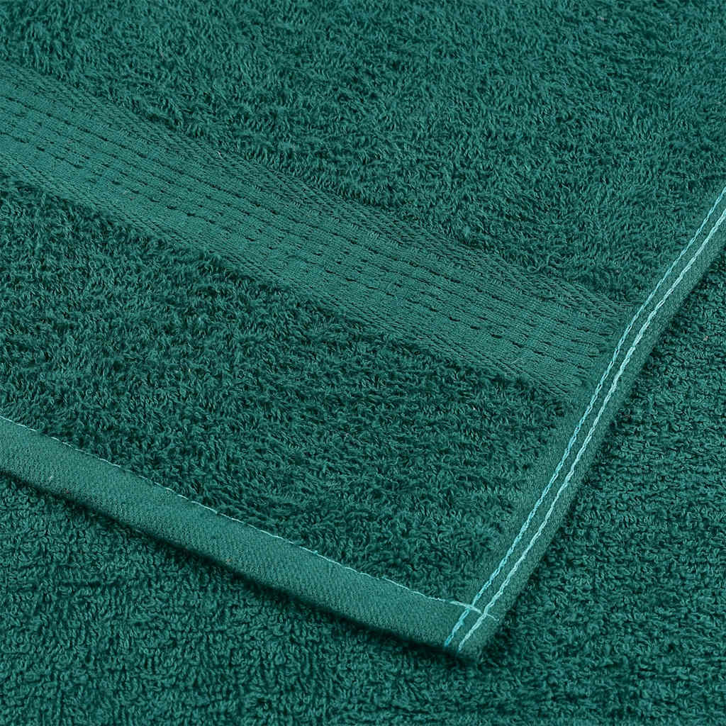 Serviettes De Sauna 4 Pcs 360 G/M² 100% Coton Vert
