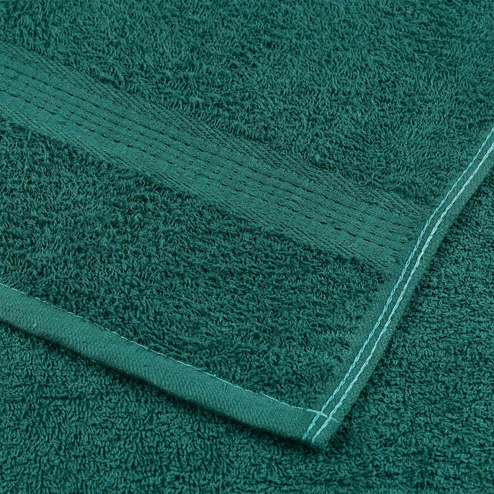 Serviettes De Sauna 4 Pcs 360 G/M² 100% Coton Vert