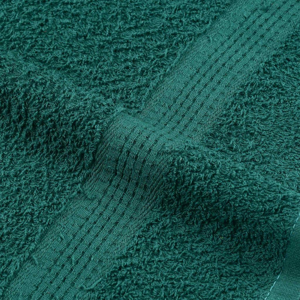Serviettes De Sauna 4 Pcs 360 G/M² 100% Coton Vert