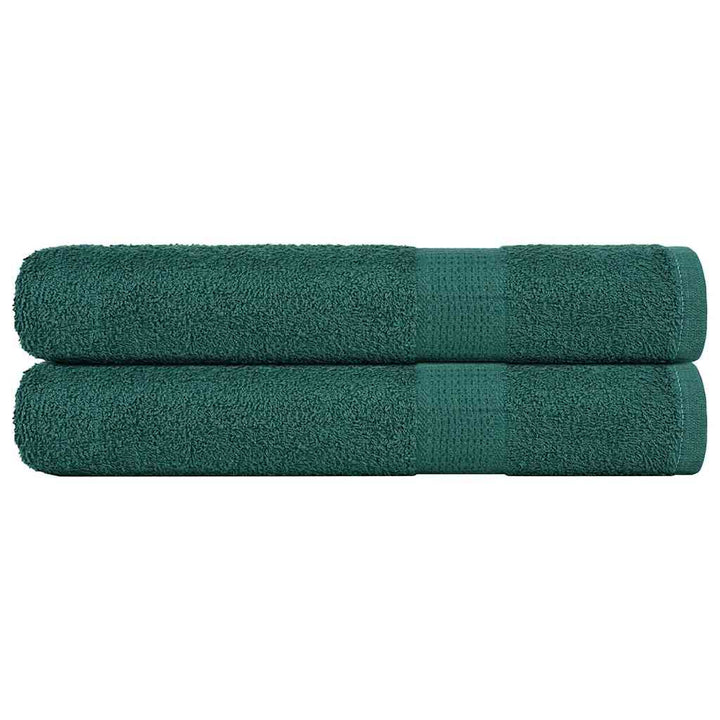 Serviettes De Sauna 4 Pcs 360 G/M² 100% Coton Vert