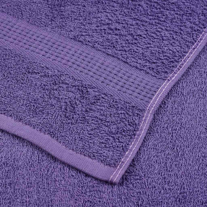 Serviettes De Visage 10 Pcs 360 G/M² 100% Coton Violet