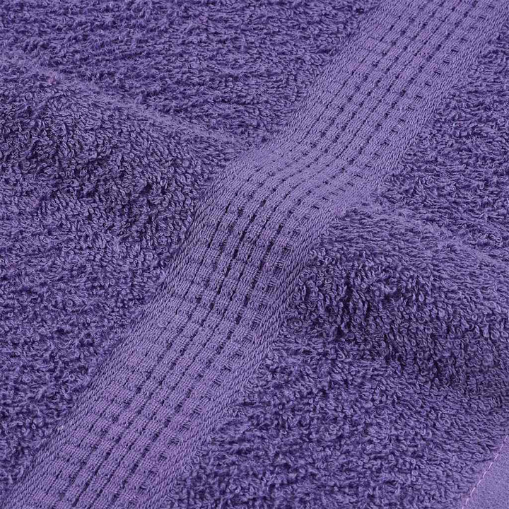 Serviettes De Visage 10 Pcs 360 G/M² 100% Coton Violet