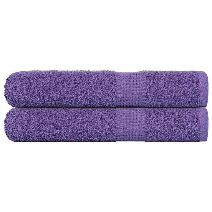 Serviettes De Visage 10 Pcs 360 G/M² 100% Coton Violet