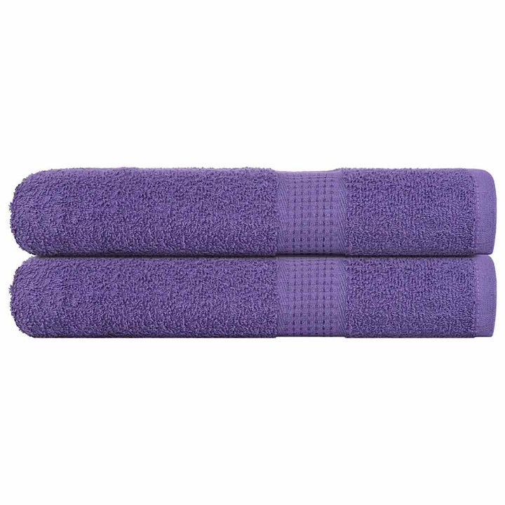 Serviettes De Visage 10 Pcs 360 G/M² 100% Coton Violet